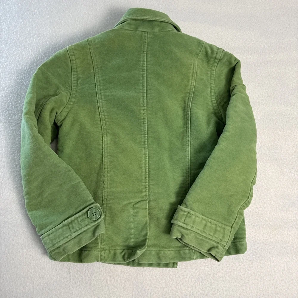 Gap Kids Blazer‎ Double Breasted Jacket Granola Girl Boho Size 8 Green